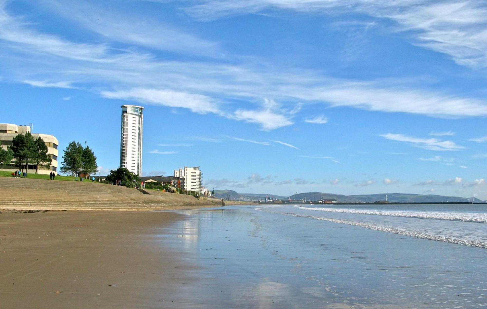 Water Front Apt Walk To The Beach & City Centre Swansea Exteriér fotografie